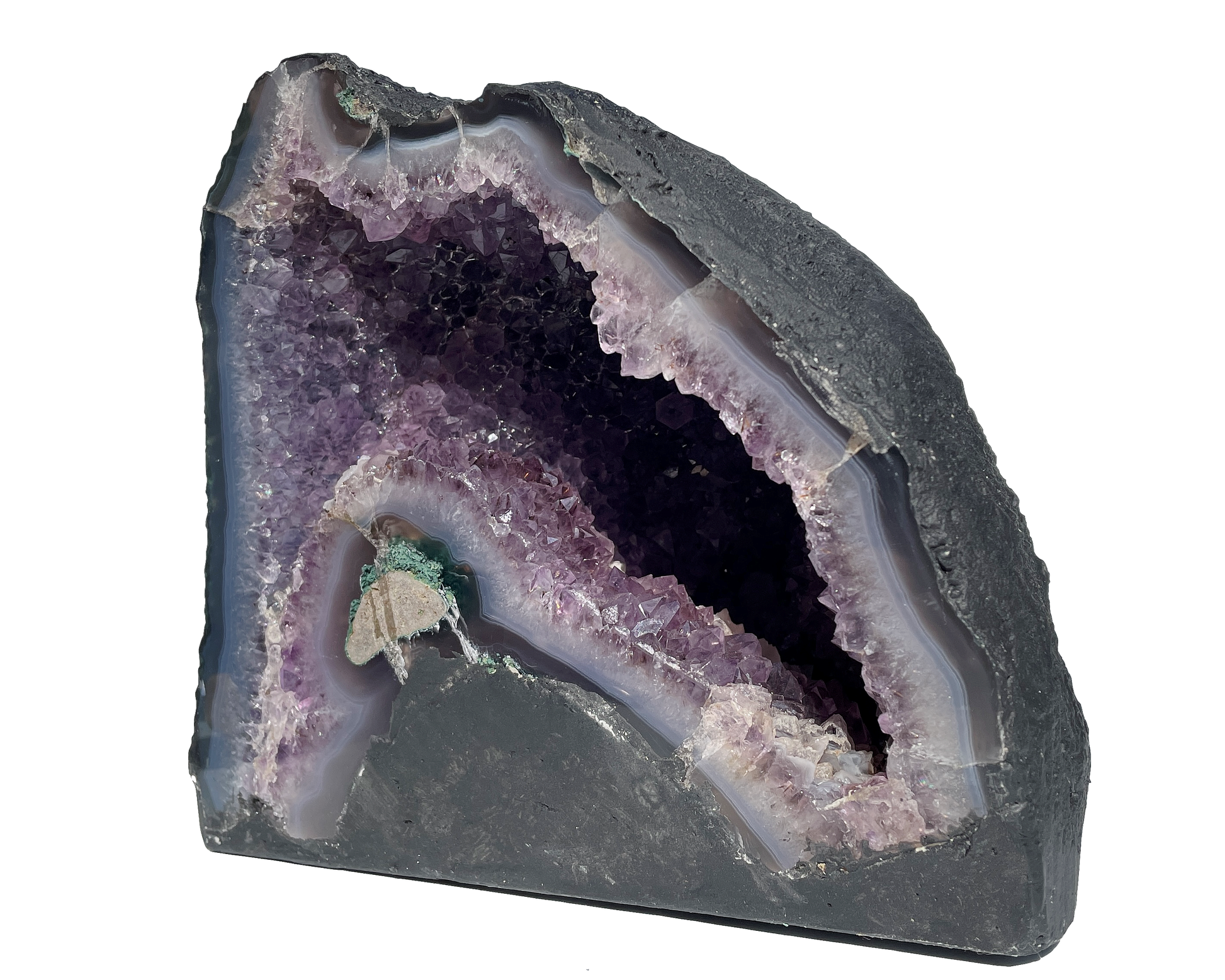 Amethyst Druse - Amethyst Geode »Stein der Ruhe« zum Aufladen von Edelsteinen