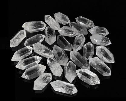 Bergkristall Doppelender - Spitze Kristalltherapie Energiearbeit