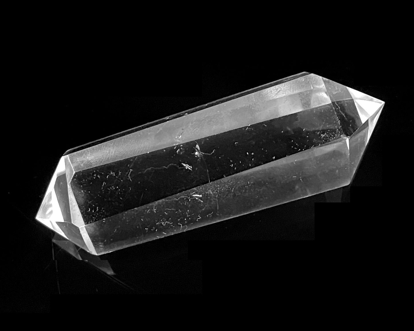 Bergkristall - Doppelender Kristalltherapie - Bergkristall Spitze poliert | 06