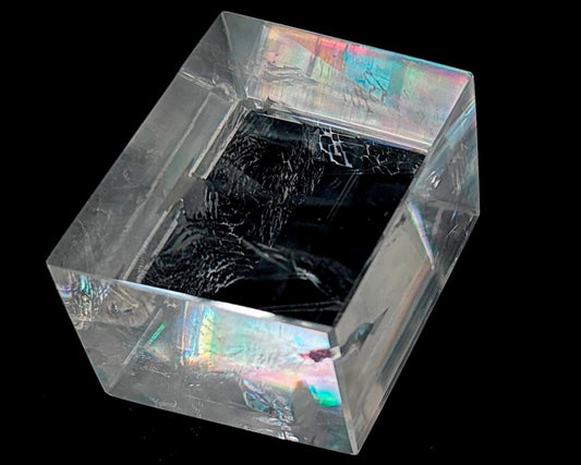 Doppelspat - optischer Calcit »Viking Iceland Spar« Islandspat Sonnenstein Wikinger